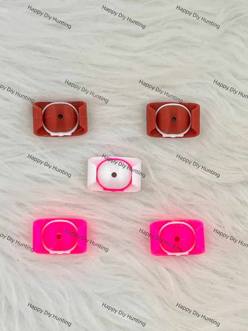 Silicone Focal Beads With 2mm Smooth Inner Hole for DIY Crafting
