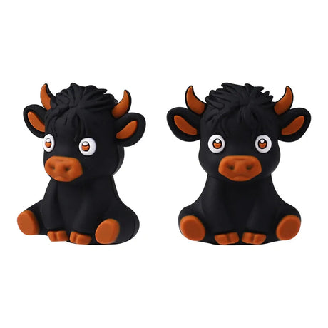 Highland Cattle Silicone Focal Beads