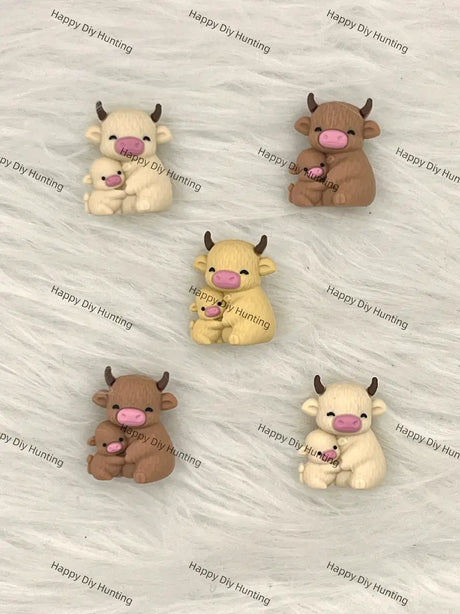 3D Baby Cow Silicone Focal Beads Wholesale for Pen DIY