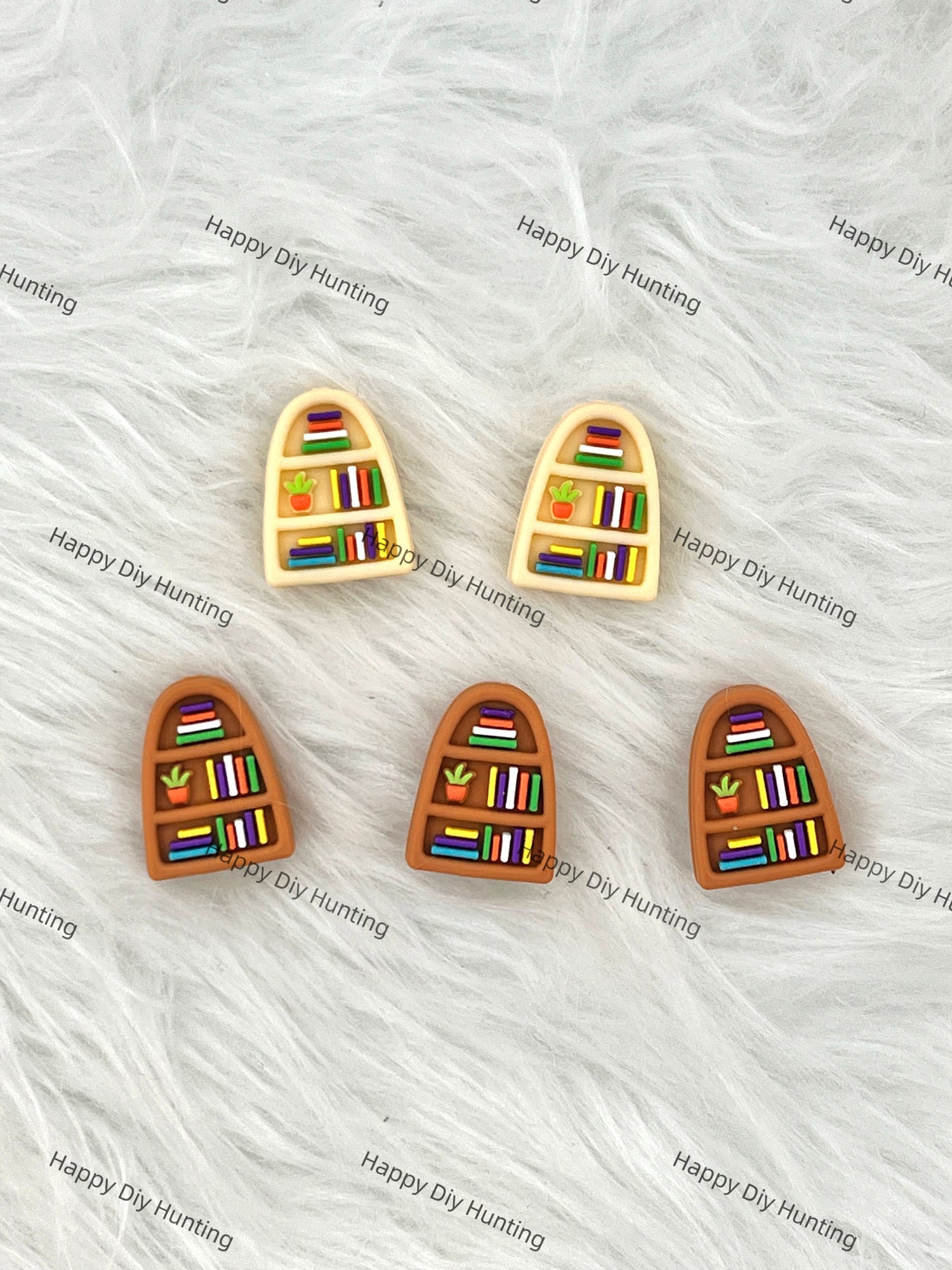 3D Bookshelf Silicone Focal Beads Wholesale, silicone focal beads for pens