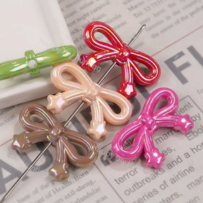 3D Bow Acrylic Beads for DIY Beadable Pens & Jewelry Making