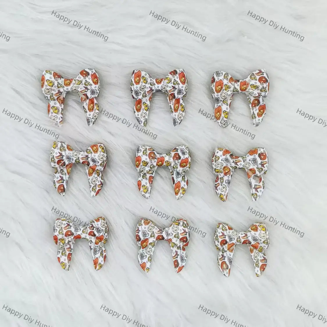 3D Cartoon Lion Bowknot Silicone Focal Beads Wholesale for Pen DIY