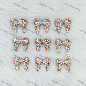 3D Cartoon Lion Bowknot Silicone Focal Beads Wholesale for Pen DIY