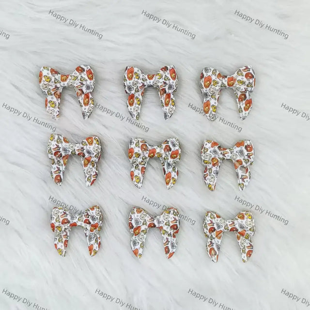 3D Cartoon Lion Bowknot Silicone Focal Beads Wholesale for Pen DIY