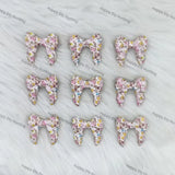3D Cartoon Mouse-themed Bowknot Silicone Focal Beads Wholesale for Pen DIY