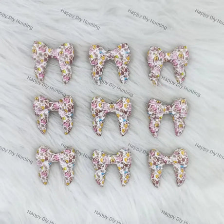 3D Cartoon Mouse-themed Bowknot Silicone Focal Beads Wholesale for Pen DIY