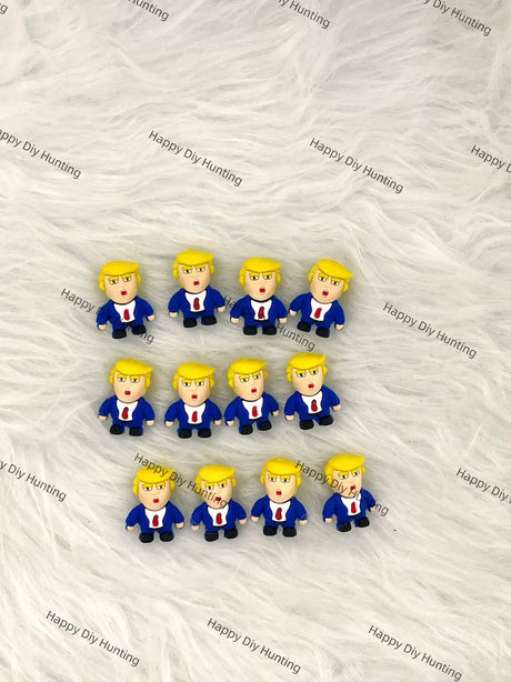 3D Classic Gentleman Character Silicone Focal Beads for Stylish Figure Beadable Pen