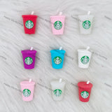 3D Coffee Cup Silicone Focal Beads Wholesale for Pen DIY