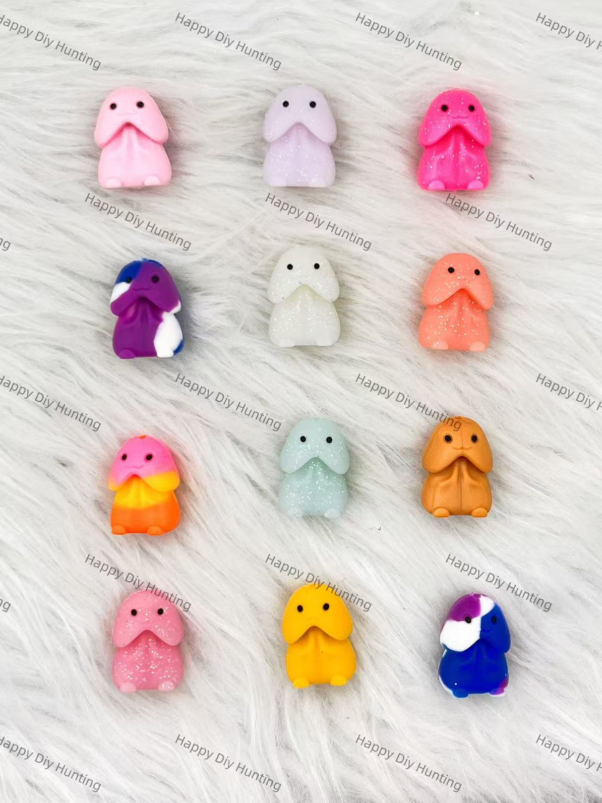 3D Colored Mushrooms Silicone Focal Beads Wholesale, silicone focal beads for pens