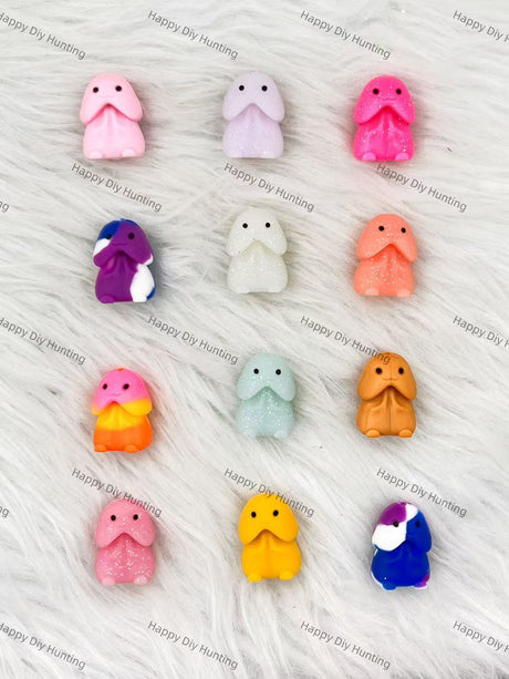 3D Colored Mushrooms Silicone Focal Beads Wholesale, silicone focal beads for pens