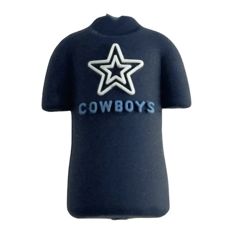 3D Cowboys Football Team Jersey Silicone Focal Beads 5 Pack for Beadable Pens DIY Craft Supplies