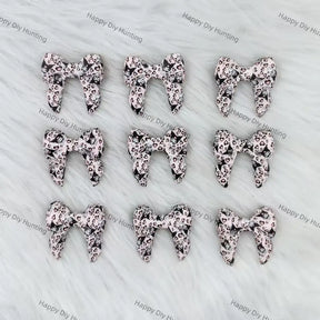 3D Dark Bunny Bowknot Silicone Focal Beads Wholesale for Pen DIY