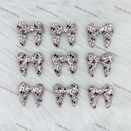 3D Dark Bunny Bowknot Silicone Focal Beads Wholesale for Pen DIY
