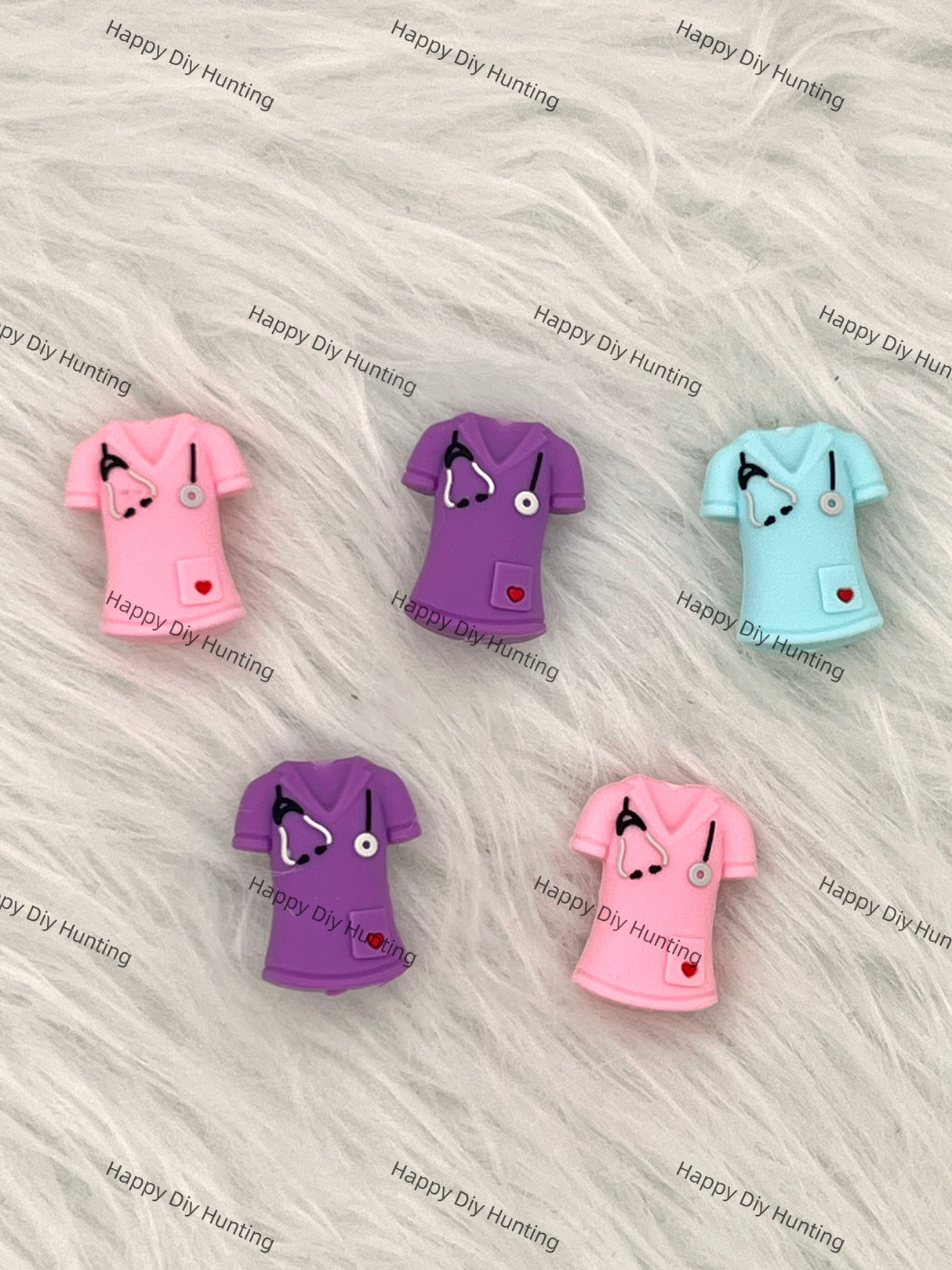 3D Doctor's Costume Silicone Focal Beads Wholesale