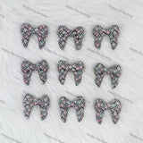 3D Flower-themed Bowknot Silicone Focal Beads Wholesale, silicone focal beads for pens