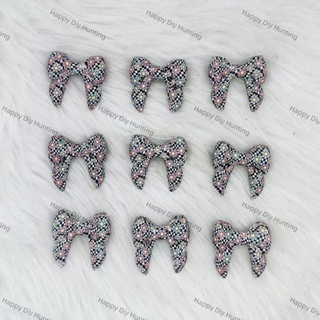 3D Flower-themed Bowknot Silicone Focal Beads Wholesale, silicone focal beads for pens