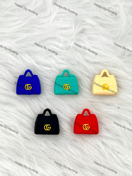 3D Gucci Bag Silicone Focal Beads Wholesale
