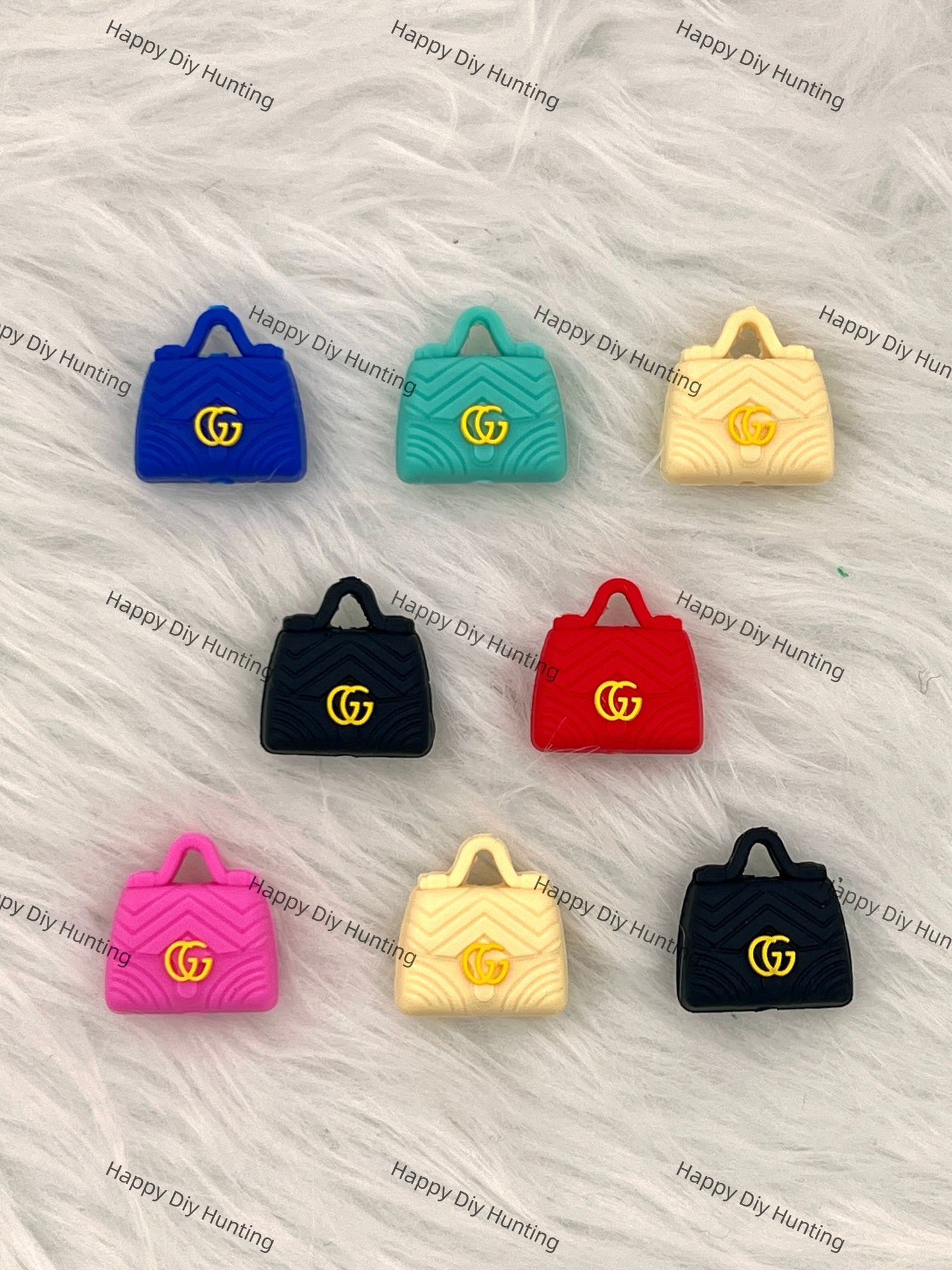 3D Gucci Bag Silicone Focal Beads Wholesale