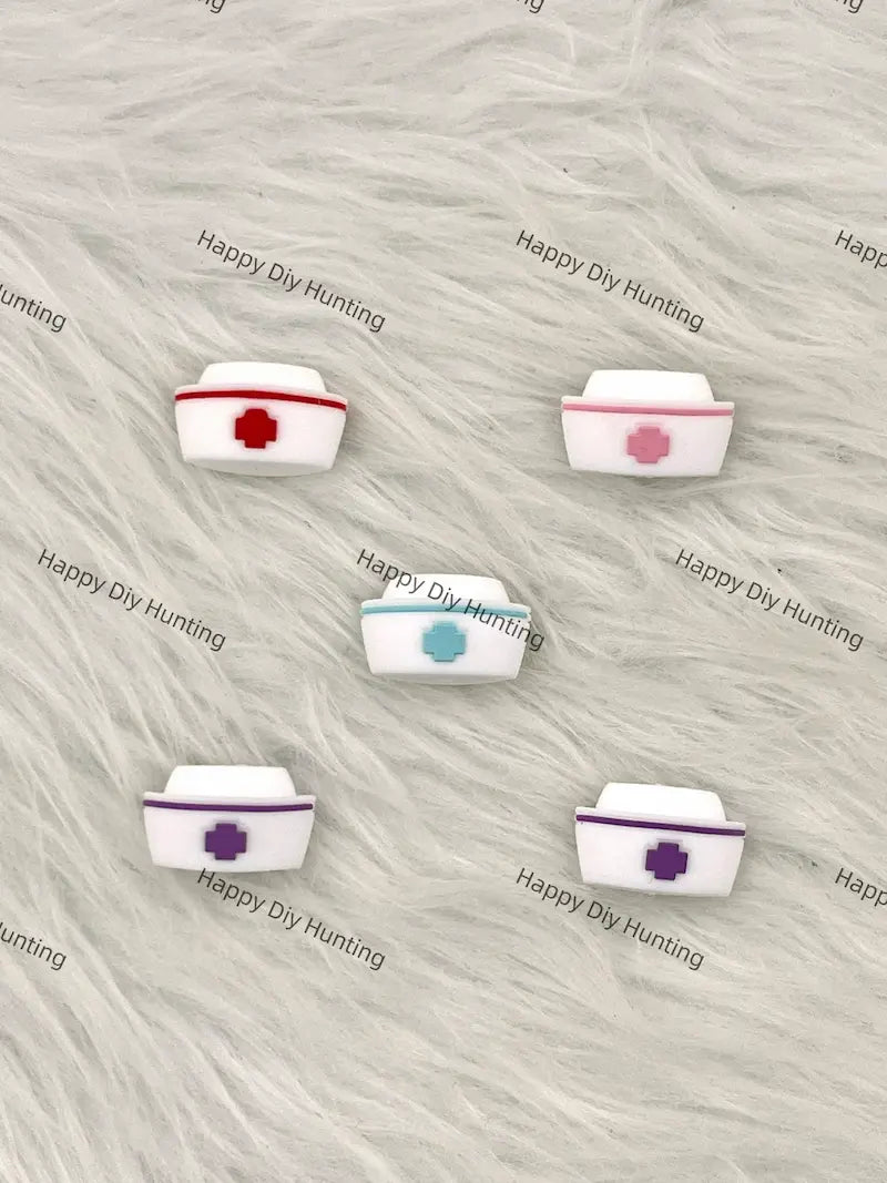 3D Hat Shape Silicone Focal Beads for DIY Beadable Pen Making