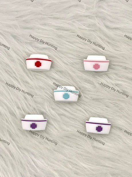 3D Hat Shape Silicone Focal Beads for DIY Beadable Pen Making