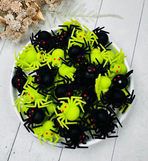 3D Horror Spider Silicone Focal Beads For DIY Beadable Pens
