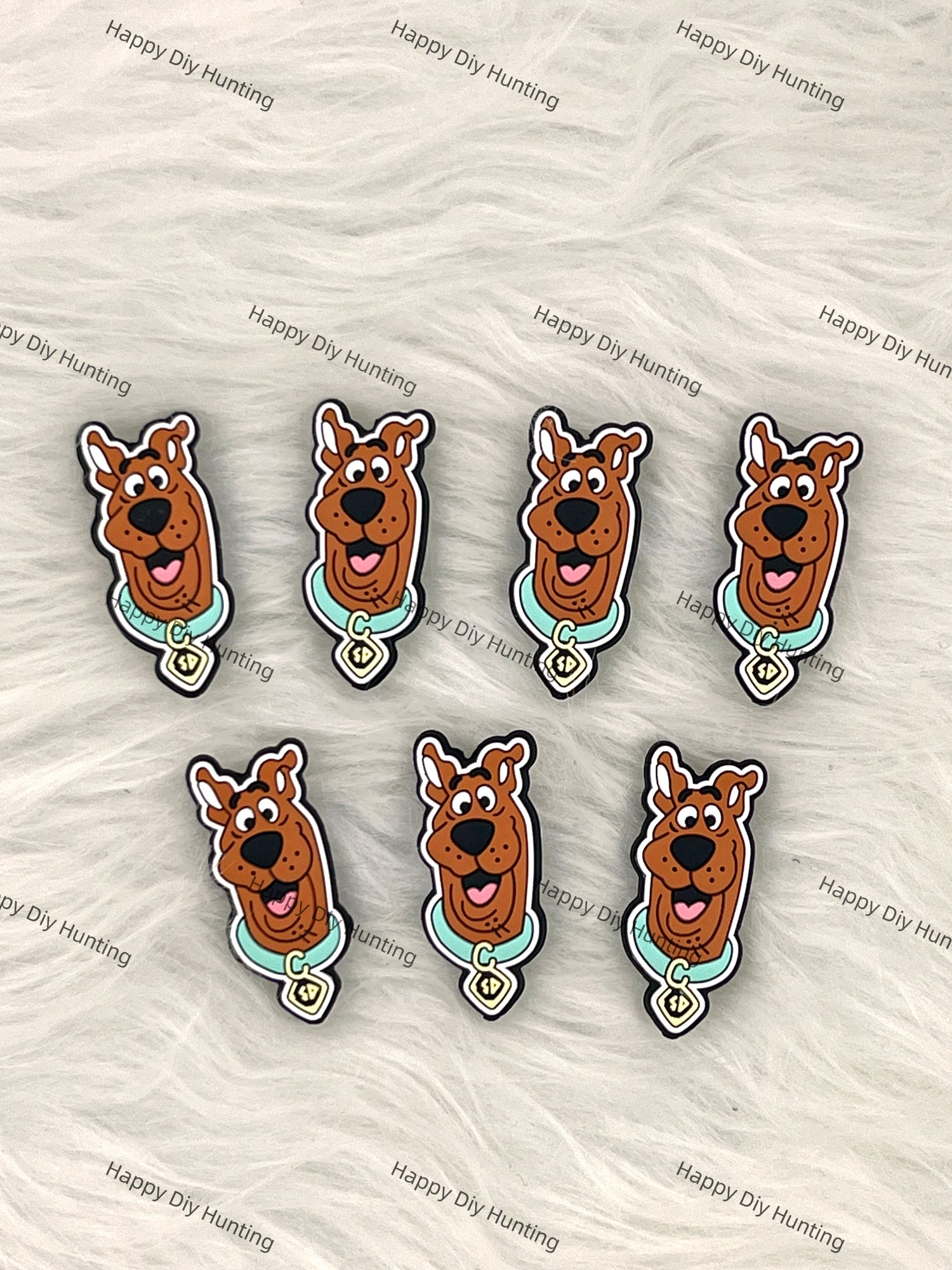 3D Humor Dog Silicone Focal Beads