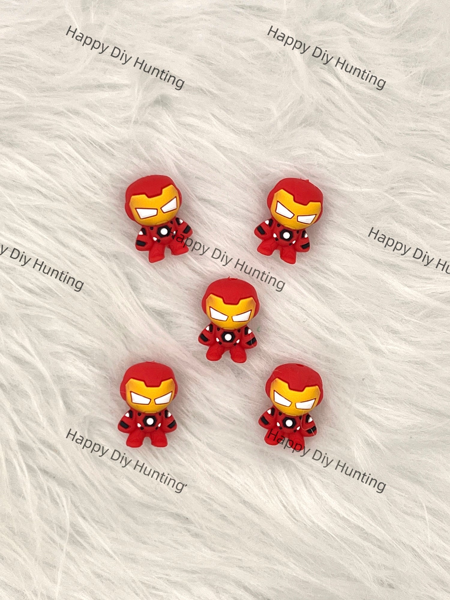 3D Iron Man Silicone Focal Beads Wholesale, silicone focal beads for pens