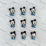 3D Kongfu Boy Mouse Silicone Focal Beads Wholesale, silicone focal beads for pens