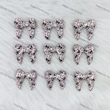 3D Kuromi-themed Bowknot Silicone Focal Beads Wholesale, silicone focal beads for pens