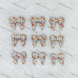 3D Lion King-themed Bowknot Silicone Focal Beads Wholesale, silicone focal beads for pens