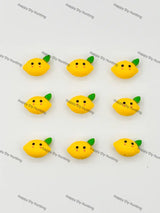 3D Lovely Lemon Silicone Focal Beads Wholesale for Pen DIY