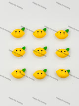 3D Lovely Lemon Silicone Focal Beads Wholesale, silicone focal beads for pens