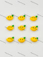 3D Lovely Lemon Silicone Focal Beads Wholesale, silicone focal beads for pens