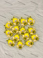 3D Lovely Yellow Bee Silicone Focal Beads for Nature Beadable Pen