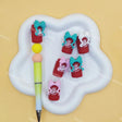 Multi-color bow 3D beverage can silicone focal beads for custom beaded pen making