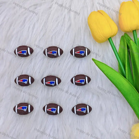 3D New England Football team Silicone Focal Beads,Wholesale Silicone focal beads for pens