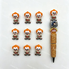 3D Penny Wise Halloween Silicone Focal Beads Wholesale for DIY Beadable Pens