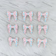 3D Pink And Blue Bowknot Silicone Focal Beads Wholesale for Pen DIY