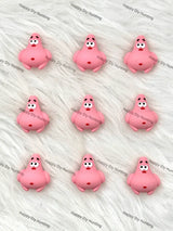 3D Pink Starfish Silicone Focal Beads Wholesale for Pen DIY