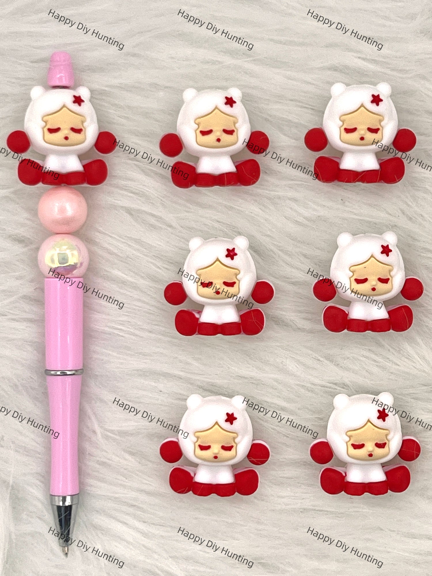 3D Pretty POP MART Silicone Focal Beads Wholesale, silicone focal beads for pens