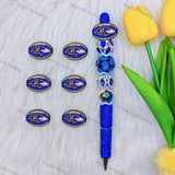 3D Ravens Football team Silicone Focal Beads,Wholesale Silicone focal beads for pens2