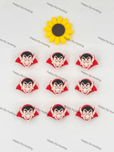 3D Red Bat Silicone Focal Beads Wholesale for Pen DIY