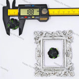 3D Rose Bouquet Flower Acrylic Beads, Ornate Large Hole Loose Beads for Beadable Pen Making