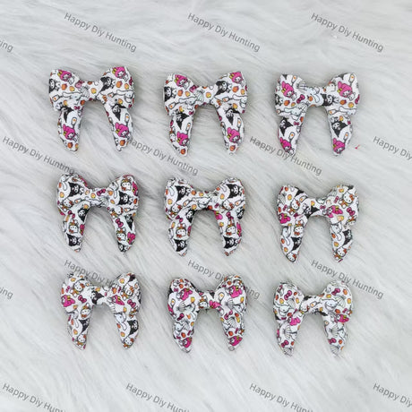 3D Sanrio-themed Bowknot Silicone Focal Beads Wholesale, silicone focal beads for pens