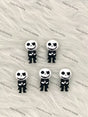 3D Skeleton Character Silicone Focal Beads for Halloween Beadable Pen Making