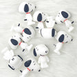 3D Snoopy dog silicone focal beads wholesale, cartoon animal character focal beads for DIY beaded pens bulk