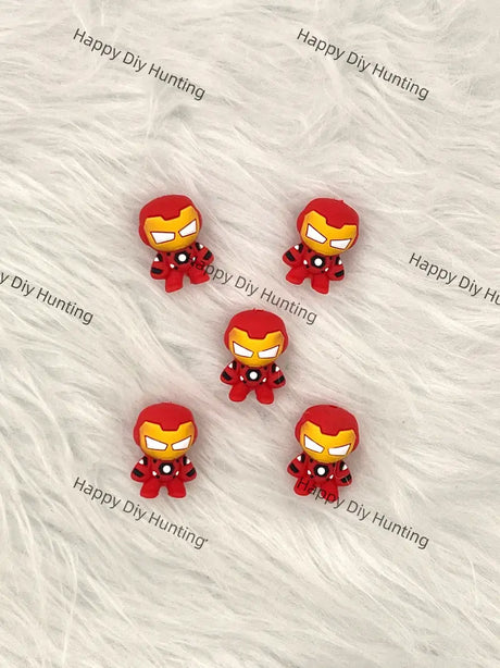 3D Superhero Head Silicone Focal Beads for DIY Beadable Pen Making