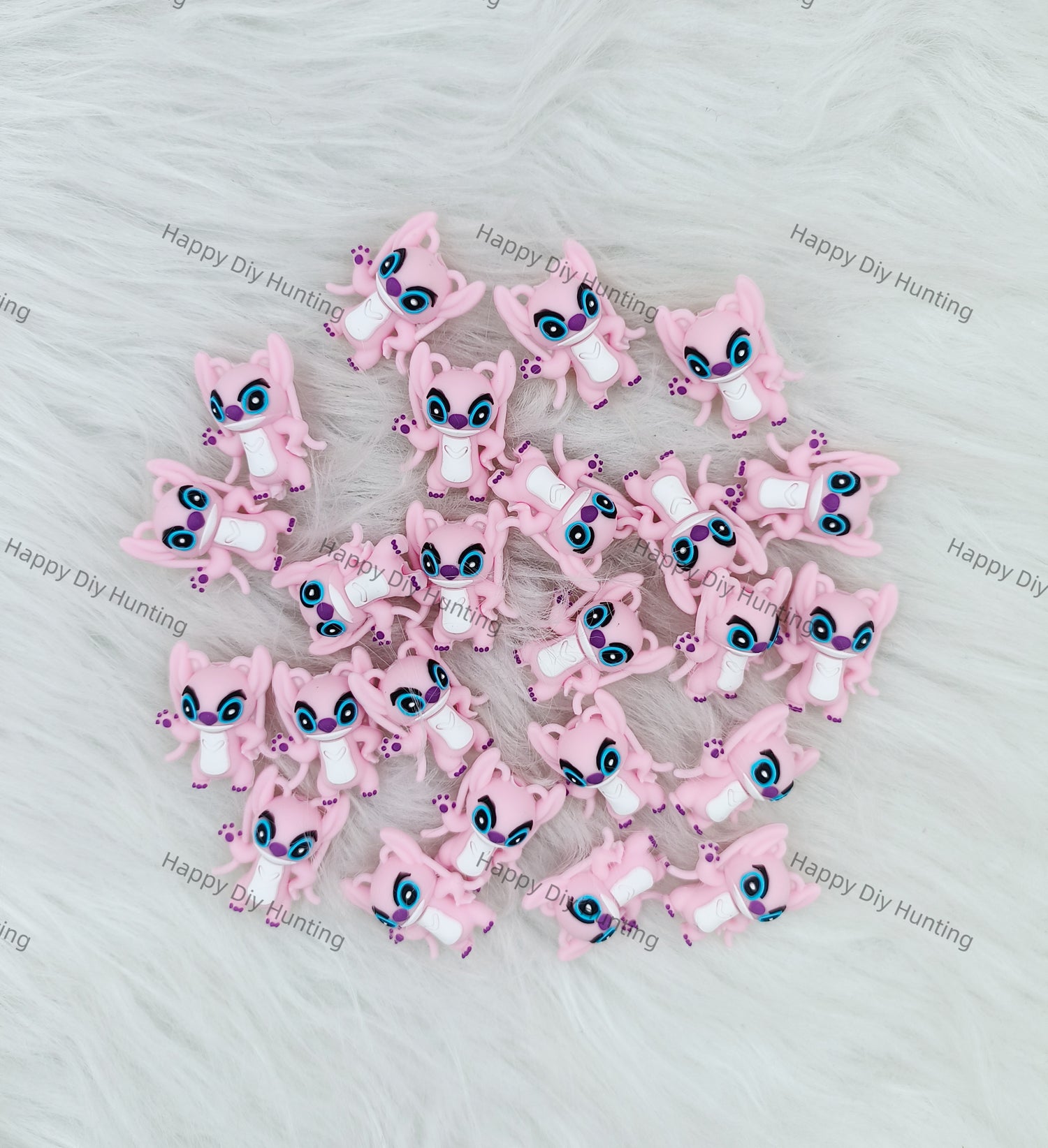 3D Sweet Angel Silicone Focal Beads Wholesale, silicone focal beads for pens
