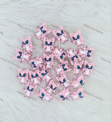 3D Sweet Angel Silicone Focal Beads Wholesale, silicone focal beads for pens