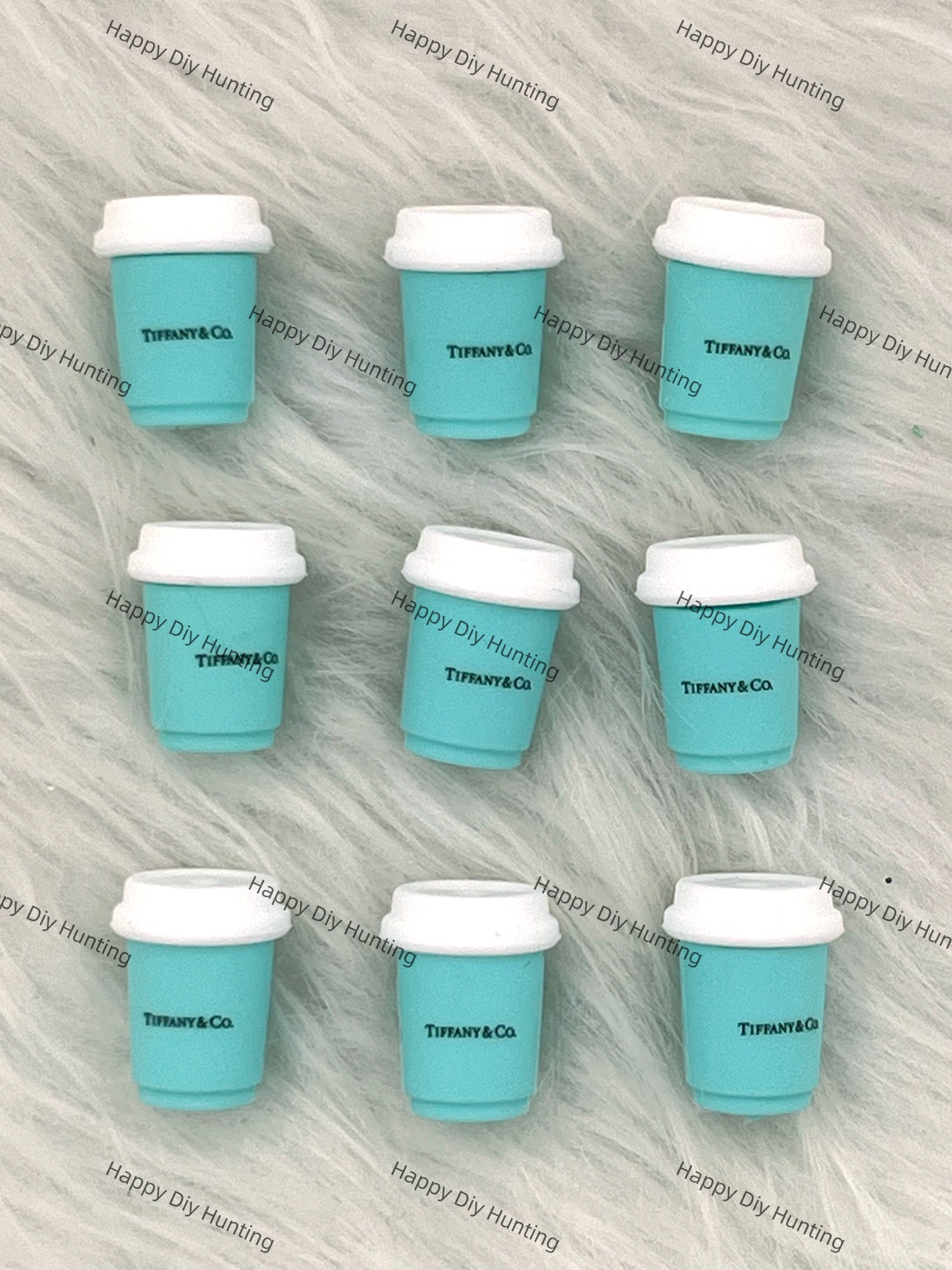 3D Tiffany& Co. Silicone Focal Beads Wholesale